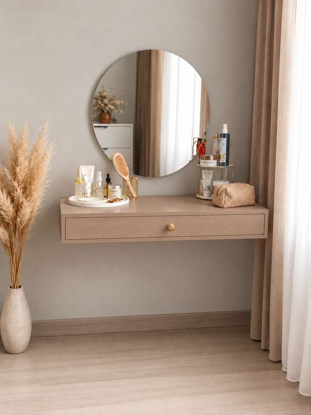 میز آرایش دیواری عرض 90cm